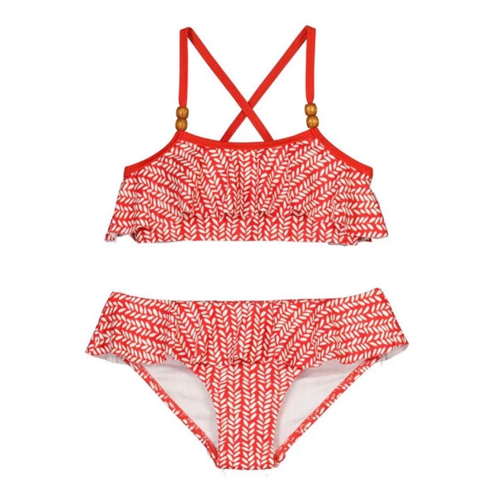 Mayoral Girls Ruffled Bikini Top and Bikini Bottoms